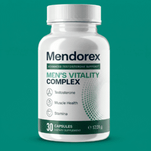 Pot Mendorex met 30 capsules, vooraanzicht van het etiket