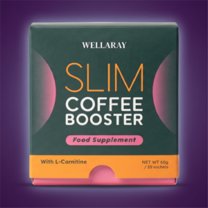 Doos Wellaray Slim Coffee Booster met 20 sachets, vooraanzicht
