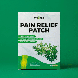 Wellnee Pleisters verpakking met 10 kruidenpleisters voor de knie